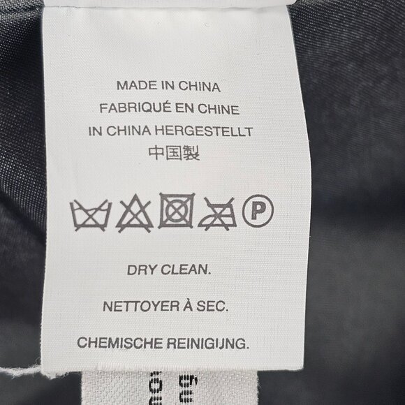 J.Crew‎ Womens 2 Italian Wool Hooded Tailored Coat Black Lined Gold Accents Warm - Picture 11 of 15